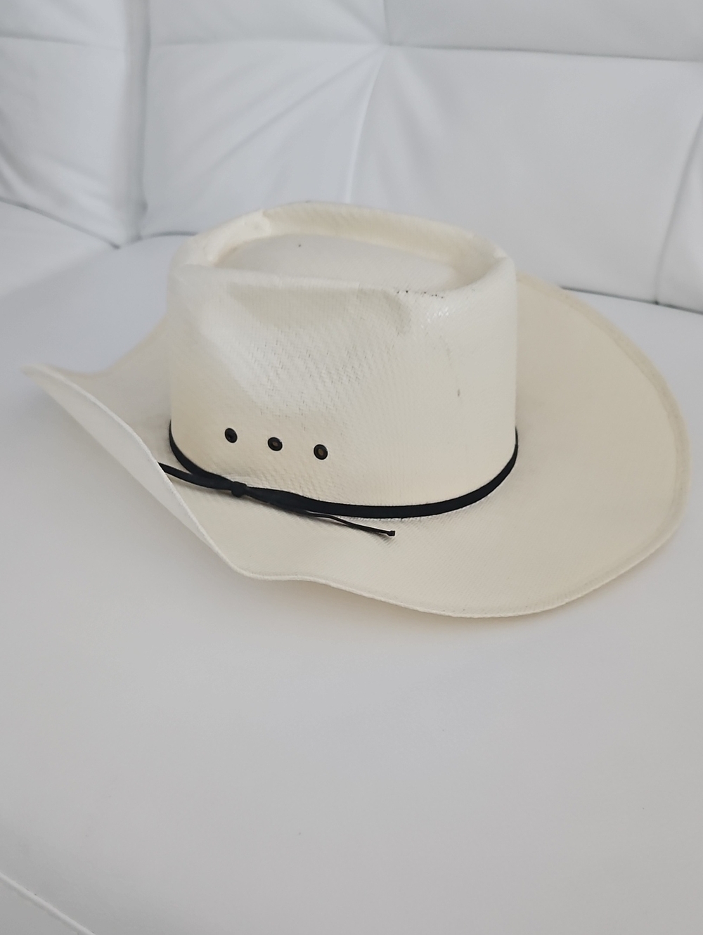 Twister Straw Cowboy Hat with Black Band
